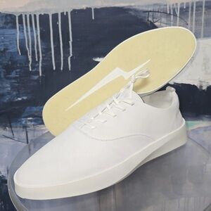 NEW Wolf & Shepherd Cruise White Leather Dress Sneakers Men’s | EU 45 | US 11.5